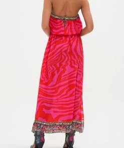 Camilla EBoutique (US) New Arrivals STRAPLESS BLOUSON DRESS ZEBRA ZONE