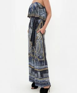 Camilla EBoutique (US) New Arrivals STRAPLESS JUMPSUIT WITH FRILL FOREVER FAMILY