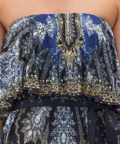 Camilla EBoutique (US) New Arrivals STRAPLESS JUMPSUIT WITH FRILL FOREVER FAMILY