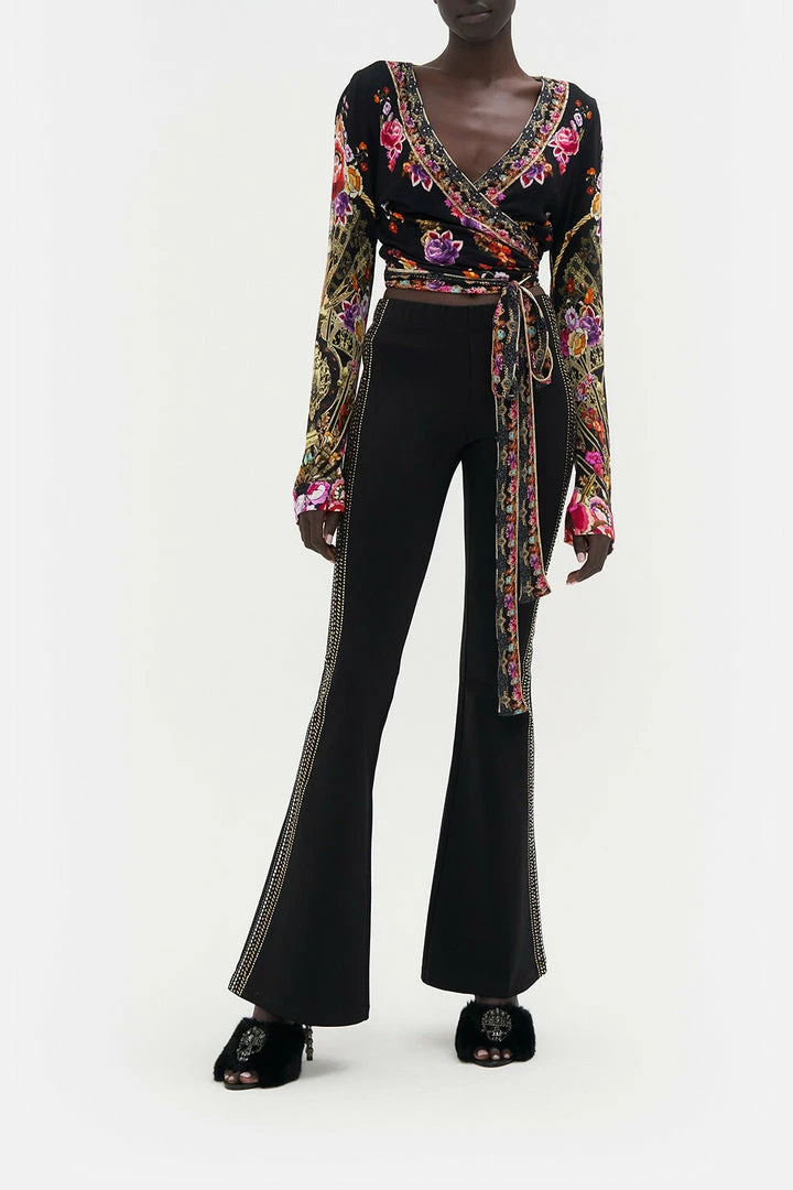 Camilla EBoutique (US) Clothing HIGH WAISTED FLARED TROUSER DANCE WITH DUENDE