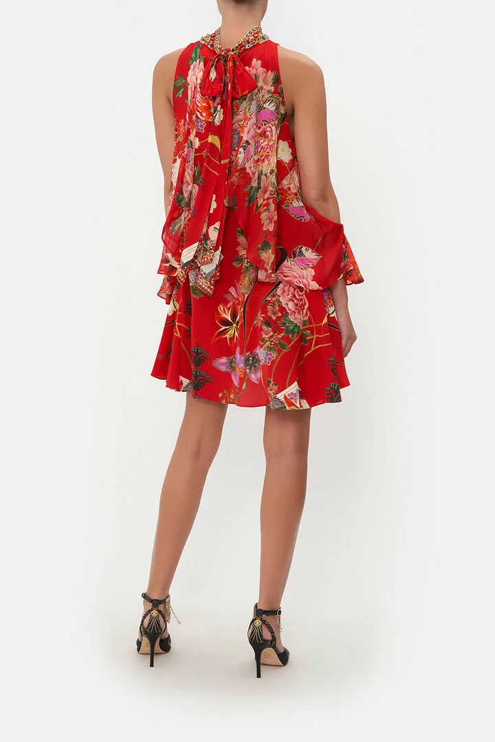 Camilla EBoutique (US) Sale Clothing NECK TIE SHORT DRESS THE LEGEND OF ZIBA