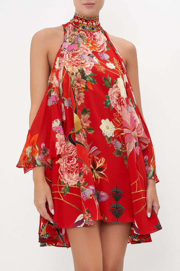 Camilla EBoutique (US) Sale Clothing NECK TIE SHORT DRESS THE LEGEND OF ZIBA