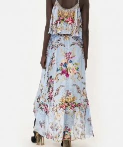 Camilla EBoutique (US) Clothing RUFFLE OVERLAYER WRAP DRESS FLORAFUL