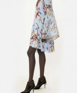 Camilla EBoutique (US) A-LINE GATHERED PANEL DRESS FLORAFUL Clothing