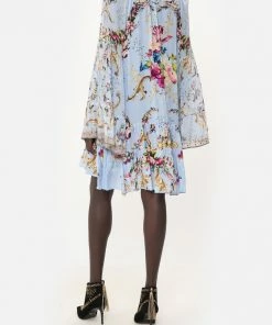 Camilla EBoutique (US) A-LINE GATHERED PANEL DRESS FLORAFUL Clothing