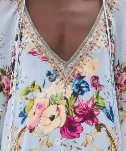 Camilla EBoutique (US) A-LINE GATHERED PANEL DRESS FLORAFUL Clothing