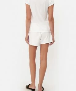 Camilla EBoutique (US) Clothing SLIM FIT ROUND NECK T-SHIRT LOGO CAPSULE - SOLID WHITE