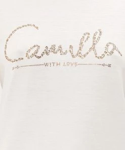 Camilla EBoutique (US) Clothing SLIM FIT ROUND NECK T-SHIRT LOGO CAPSULE - SOLID WHITE