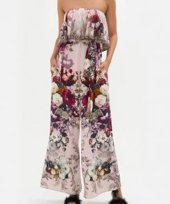 Camilla EBoutique (US) Clothing STRAPLESS JUMPSUIT WITH FRILL GYPSY ROSE