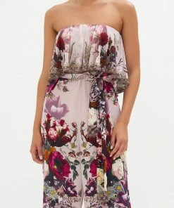 Camilla EBoutique (US) Clothing STRAPLESS JUMPSUIT WITH FRILL GYPSY ROSE