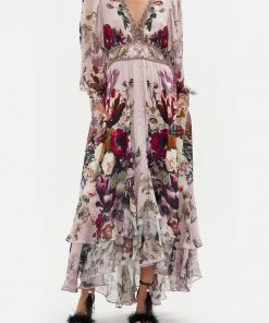 Camilla EBoutique (US) Clothing LONG BUTTON FRONT DRESS GYPSY ROSE