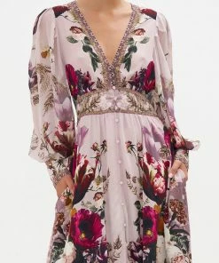 Camilla EBoutique (US) Clothing LONG BUTTON FRONT DRESS GYPSY ROSE