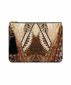 Camilla EBoutique (US) SMALL CANVAS CLUTCH KAKADU CALLING Up To 50% Off