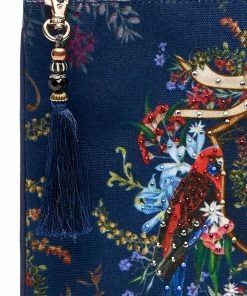 Camilla EBoutique (US) SMALL CANVAS CLUTCH WINGS IN ARMS