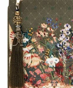 Camilla EBoutique (US) SMALL CANVAS CLUTCH WATCHFUL WINGS Up To 30% Off