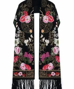 Camilla EBoutique (US) Up To 30% Off JACQUARD SCARF WITH FRINGING MIRROR MIRROR