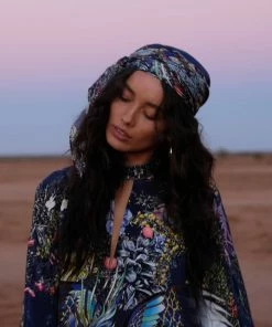 Camilla EBoutique (US) LARGE SQUARE SCARF SOUTHERN TWILIGHT