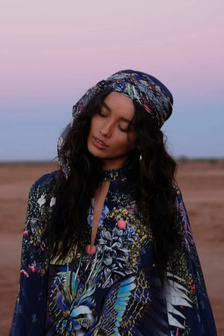 Camilla EBoutique (US) LARGE SQUARE SCARF SOUTHERN TWILIGHT