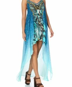 Camilla EBoutique (US) Up To 30% Off FLARED MINI WITH SHEER OVERLAY MARINE QUEEN