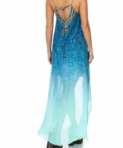 Camilla EBoutique (US) Up To 30% Off FLARED MINI WITH SHEER OVERLAY MARINE QUEEN