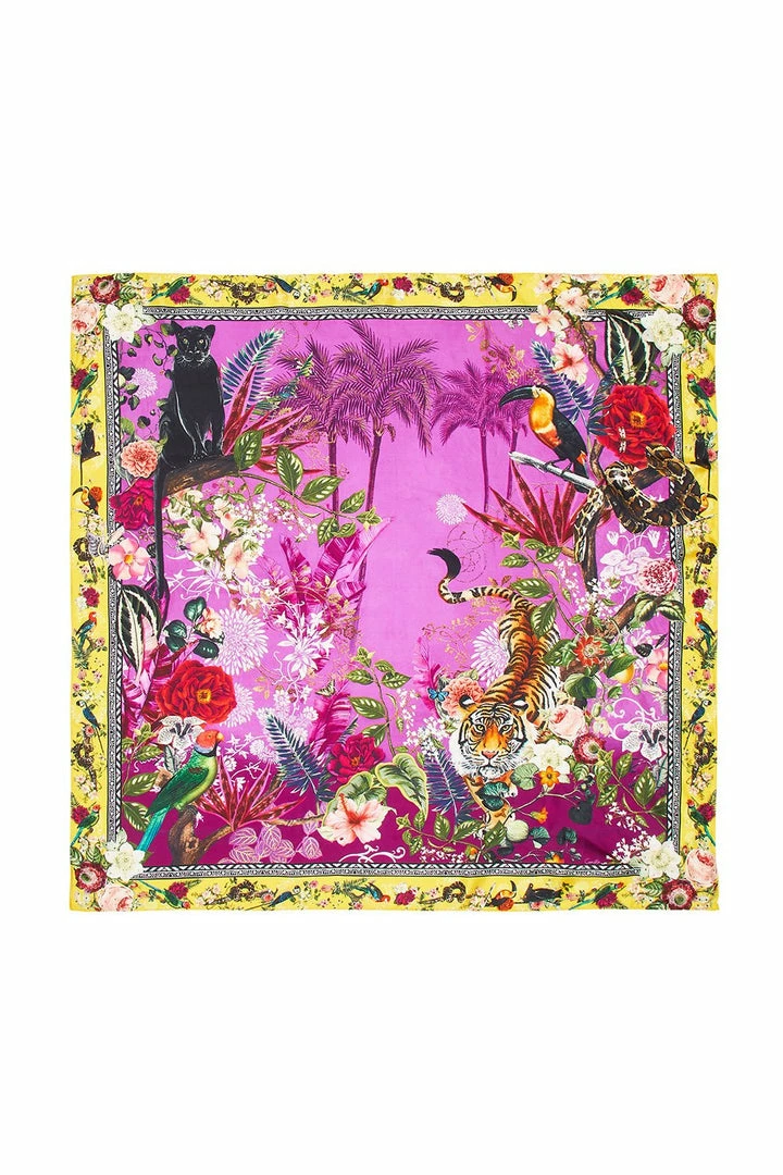 Camilla EBoutique (US) LARGE SQUARE SCARF JUNGLE LANGUAGE