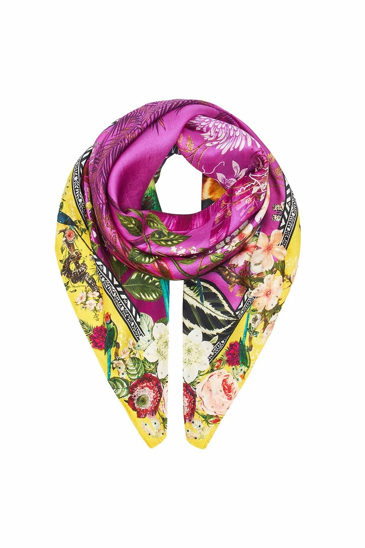 Camilla EBoutique (US) LARGE SQUARE SCARF JUNGLE LANGUAGE
