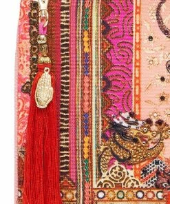 Camilla EBoutique (US) Up To 30% Off SMALL CANVAS CLUTCH LOTUS LOVERS