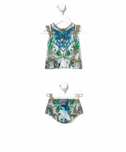 Camilla EBoutique (US) BABIES TOP AND BLOOMER SET MOON GARDEN