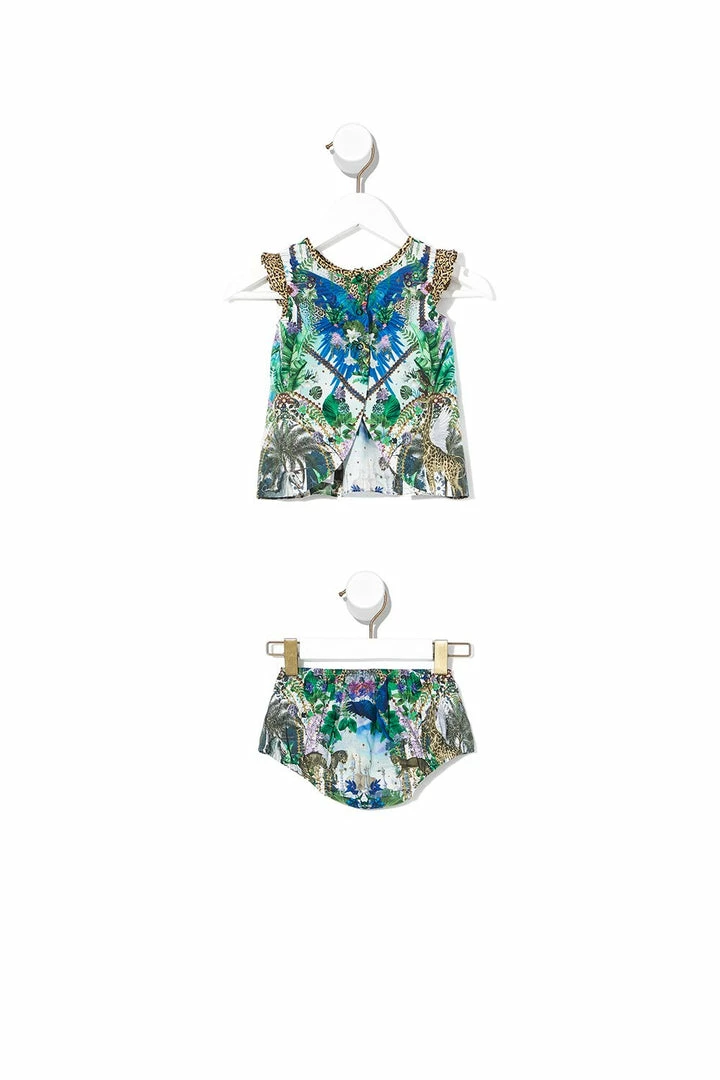 Camilla EBoutique (US) BABIES TOP AND BLOOMER SET MOON GARDEN
