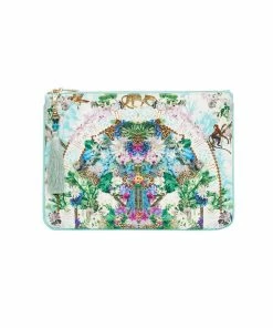 Camilla EBoutique (US) SMALL CANVAS CLUTCH MOON GARDEN Up To 30% Off