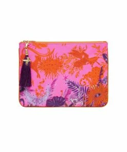 Camilla EBoutique (US) SMALL CANVAS CLUTCH TROPIC OF NEON