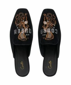 Camilla EBoutique (US) Up To 40% Off SQUARE TOE SLIPPER SOLID BLACK