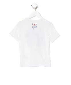 Camilla EBoutique (US) INFANTS SHORT SLEEVE T-SHIRT WHITE SIDE OF THE MOON