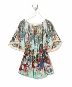 Camilla EBoutique (US) KIDS 3/4 FLARE SLEEVE PLAYSUIT GULLY OF JUPITER Up To 30% Off