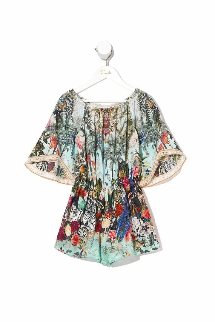 Camilla EBoutique (US) KIDS 3/4 FLARE SLEEVE PLAYSUIT GULLY OF JUPITER Up To 30% Off