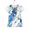 Camilla EBoutique (US) Up To 30% Off KIDS TSHIRT DRESS WITH FLARE HEM WHITE SIDE OF THE MOON