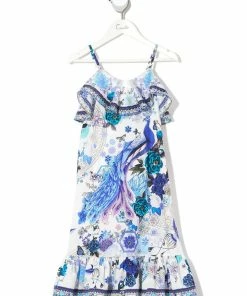 Camilla EBoutique (US) INFANTS FRILL HEM DRESS WHITE SIDE OF THE MOON Up To 30% Off