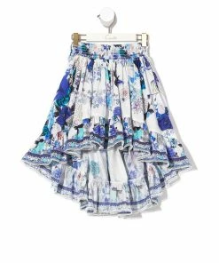 Camilla EBoutique (US) KIDS HIGH LOW HEM SKIRT WHITE SIDE OF THE MOON