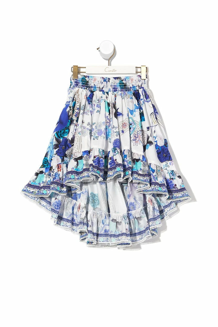 Camilla EBoutique (US) Up To 40% Off INFANTS HIGH LOW HEM SKIRT WHITE SIDE OF THE MOON