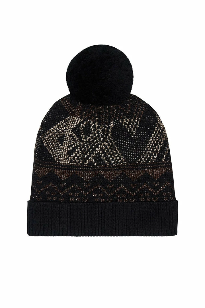 Camilla EBoutique (US) KNIT BEANIE WITH POM POM FLIGHT OF AMUN-RA