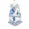 Camilla EBoutique (US) INFANTS DOUBLE LAYER PLAYSUIT WHITE SIDE OF THE MOON