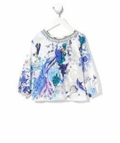 Camilla EBoutique (US) Up To 50% Off INFANTS RELAXED FIT BLOUSE WHITE SIDE OF THE MOON