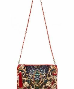 Camilla EBoutique (US) ZIP TOP CLUTCH WITH CHAIN SLAVE TO THE RHYTHM