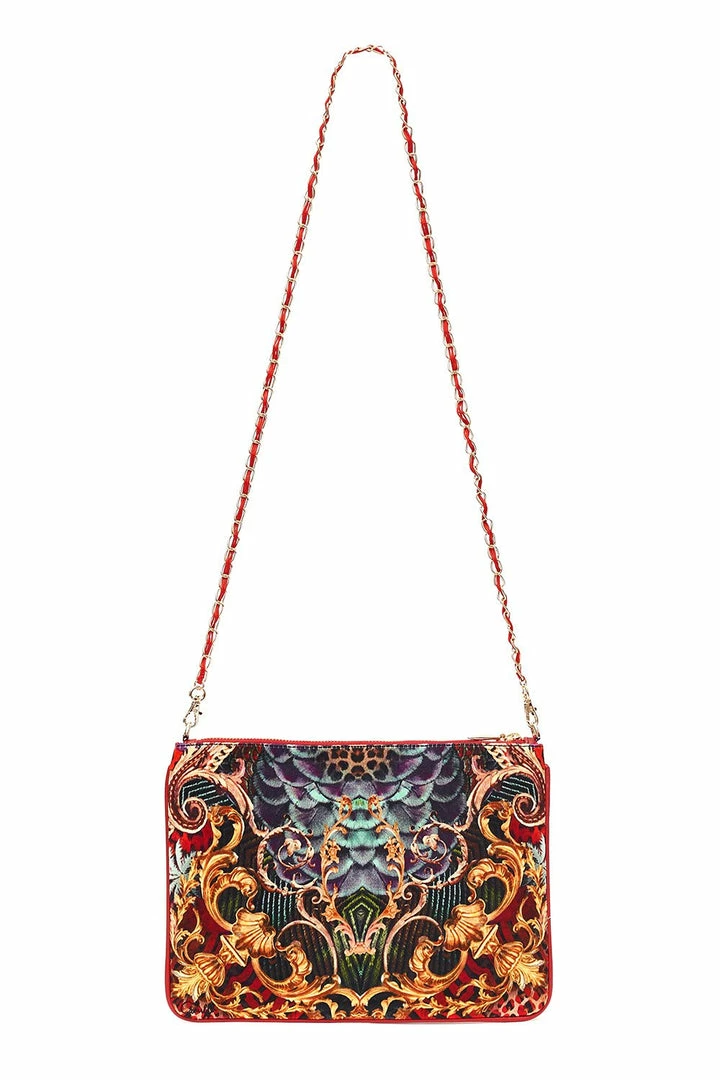 Camilla EBoutique (US) ZIP TOP CLUTCH WITH CHAIN SLAVE TO THE RHYTHM