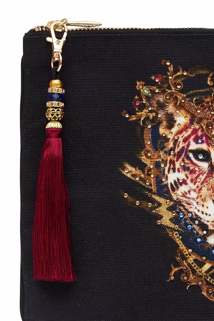 Camilla EBoutique (US) SMALL CANVAS CLUTCH SOLID BLACK Up To 30% Off