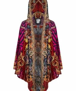 Camilla EBoutique (US) SILK HOODED SHAWL SLAVE TO THE RHYTHM Up To 30% Off