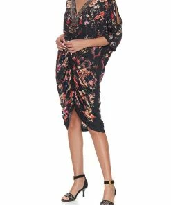 Camilla EBoutique (US) Up To 40% Off SHORT DRAPED JERSEY DRESS A GIRL LIKE YOU