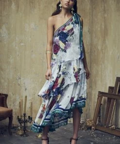 Camilla EBoutique (US) ASYMMETRICAL NECK TIE DRESS GENTLE MOON