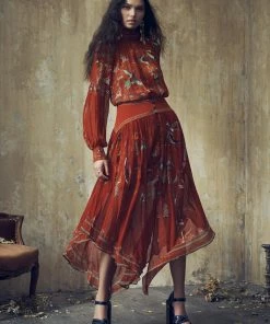 Camilla EBoutique (US) RAGLAN BUTTON UP SHIRT FORBIDDEN FRUIT Up To 40% Off