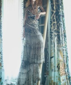 Camilla EBoutique (US) Up To 30% Off SHEER TIERED MAXI SKIRT NOMADIC NYMPH